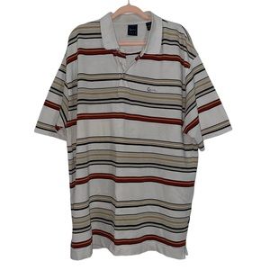 Karl Kani Vintage Striped Short sleeve Cotton Polo Shirt